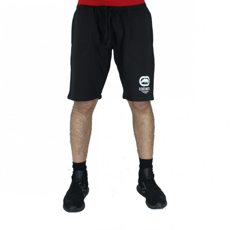 Men's Black Drophead Summer Casual Fleece Shorts