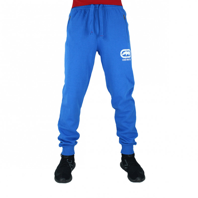 Men's Wraith Blue Cotton Jog Pants