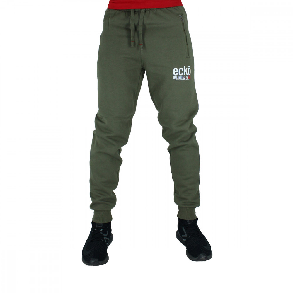 Ecko Unltd Men s Superfast Olive Cotton Jog Pants