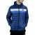 Men's Navy Woodgrange Puffer Padded Quilted Hooded Jacket