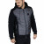 Men's Neo2 Black Fleece Fur Lined Hoodie Winter Heavy Jacket