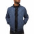 Men's Navy Cotton Quilted Reversible Bomber Baseball Jacket