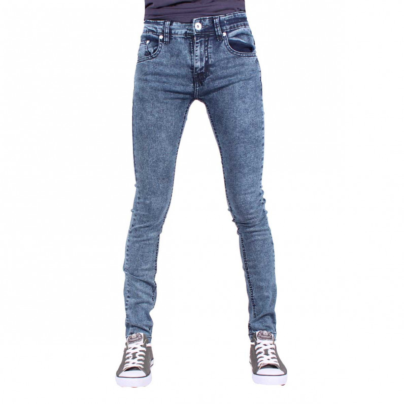 Men's Mid Blue Super Skinny Fit Denim Jeans