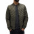 Men's Olive Bomber Baseball Quilted Jacket