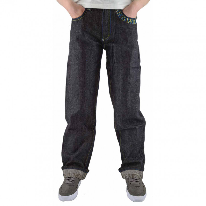 Boy's Kid's Black Loose Hip Hop Game Denim Jeans