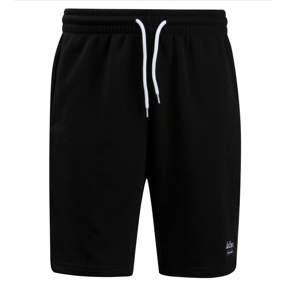 Lee Cooper Men s Black Designer Fleece Summer Shorts