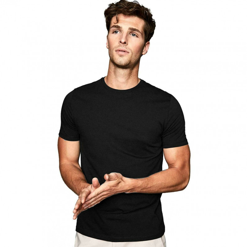 Men's Designer Bless Black Summer Cotton Blend T-Shirt