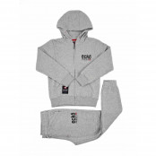 Boy's Grey Prestige Urban Cotton Tracksuit