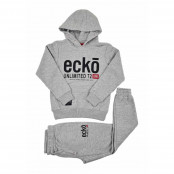 Boy's Grey Premium Cotton Urban Tracksuit