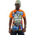 Men's Orange Not A Game Summer Cotton T-Shirt