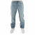 Men's ROC-55 Stonewash Blue Double R Loose Fit Denim Jeans