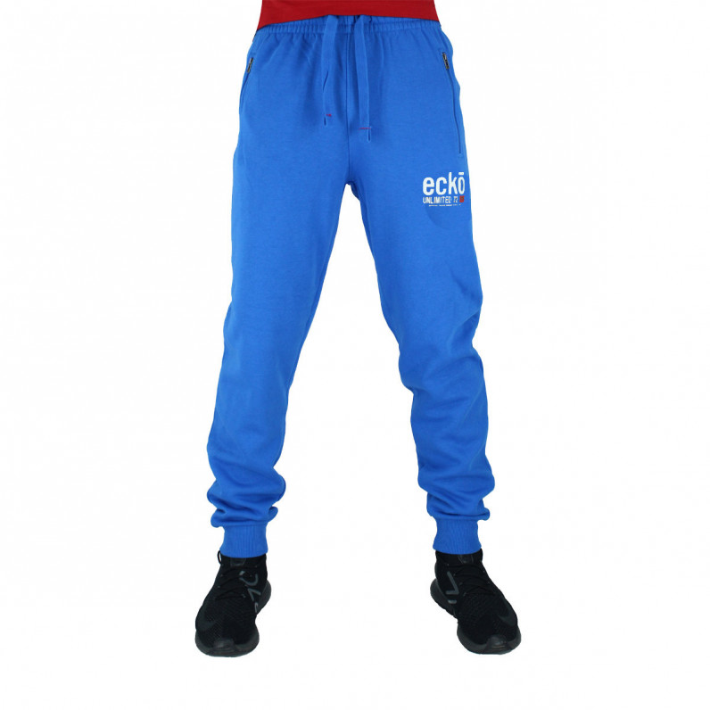 Men's Superfast Blue Cotton Jog Pants