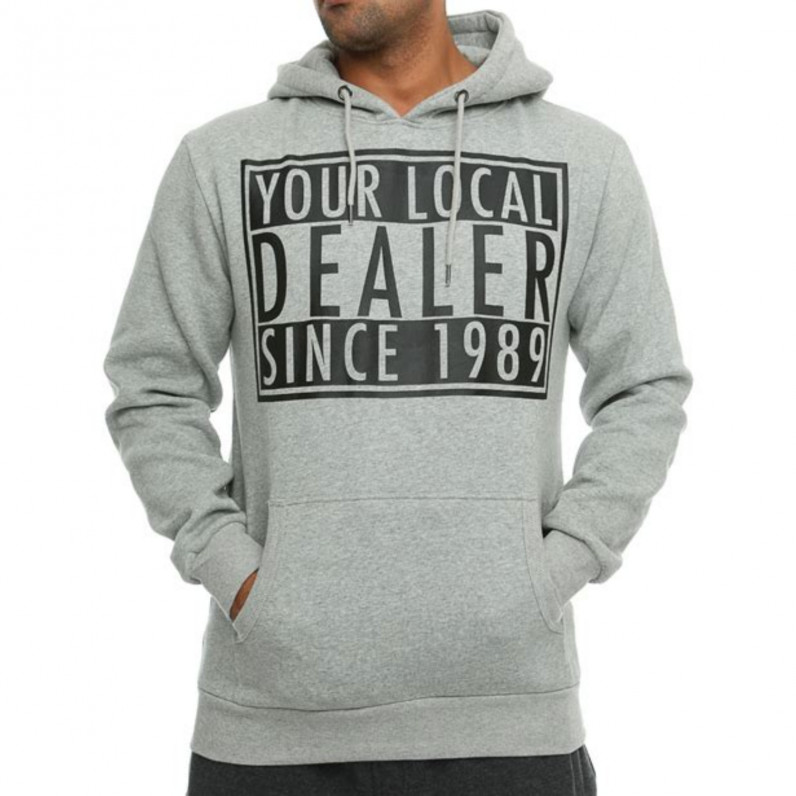 Men's Grey Overhead Your Local Dealer Hoodie