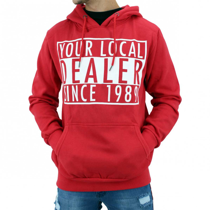 Men's Red Overhead Your Local Dealer Hoodie