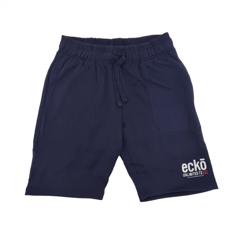 Men's Navy Summer Casual Fleece Lusso Shorts