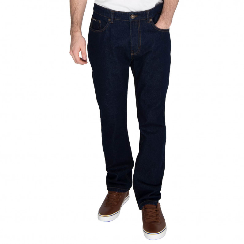 Men's Indigo Blue Regular Fit Denim Jeans