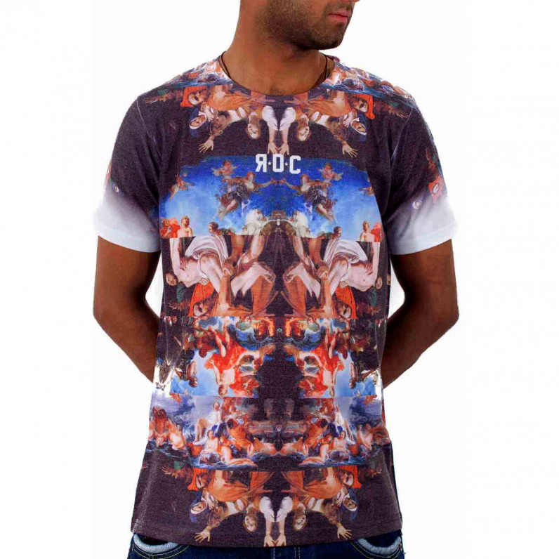 Men's Printed Subliminal ROC Grail Cotton T-Shirt