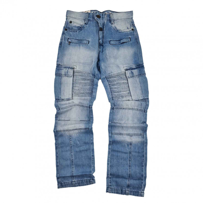 Men's Combat Stonewash Blue Kentucky Urban Denim Jeans
