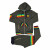 Men's Dark Olive Urban Rasta Lion Tracksuit