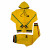 Men's Designer Rasta Urban Slayer Shiny Yellow Tracksuit