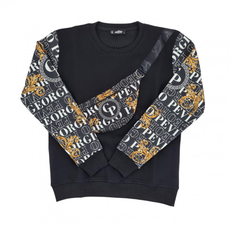 Men's Black1 GP Peviani Urban Designer Cotton Sweatshirt