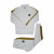 Men's Gavin White Designer Tracksuit Set Full Zip Jacket & Joggers