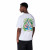 Men's Prism White Graphic T-Shirt 100% Cotton 220 GSM | Embroidered Urban Streetwear