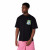Men's Prism Black Graphic T-Shirt 100% Cotton 220 GSM | Embroidered Urban Streetwear