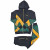 Jamaica Tracksuit – Men’s Slim Fit 2-Piece Set | Hoodie & Joggers | 100% Polyester | Black