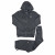 Men’s Slim Fit Tracksuit – 2-Piece Hoodie & Joggers Set – Polyester Streetwear - Foster White
