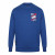 Men's Sweatshirt – Blue Regular Fit Crewneck Jumper – Cotton Blend Streetwear Top Brooklyn
