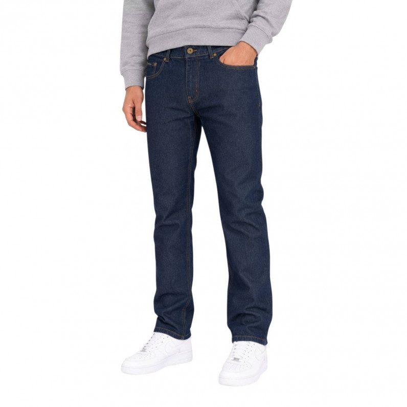 Men's Regular Fit Denim Jeans | 100% Cotton Casual Jeans | Zip Fly | Indigo Blue