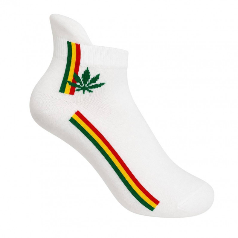 Rasta Ankle Socks | Soft Cotton Blend | Jamaican-Inspired Casual Socks | UK Size 6&ndash;11
