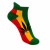 Rasta Ankle Socks | Soft Cotton Blend | Jamaican-Inspired Casual Socks | UK Size 6&ndash;11