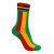 Rasta Crew Socks | Soft Cotton Blend | Men's & Women's Everyday Casual Socks | UK Size 6&ndash;11