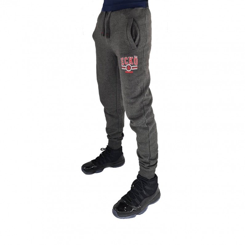 Men's Charcoal Grey Charger Cotton Blend Jog Pants | Casual Cuffed Tracksuit Bottoms | S&ndash;2XL