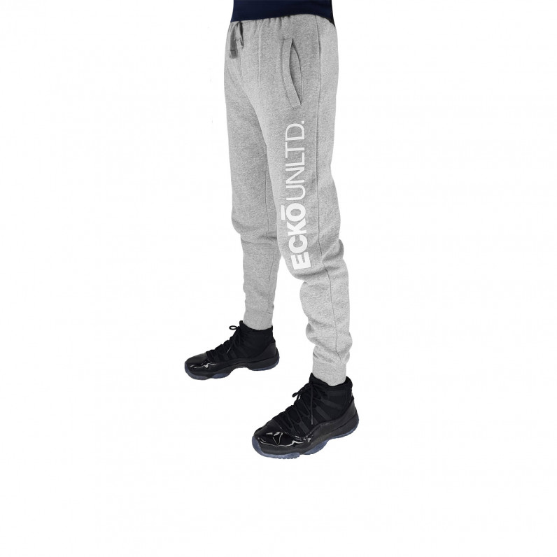 Men's Grey Basecore Cotton Blend Jog Pants | Casual Streetwear Joggers