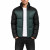 Men&rsquo;s Green Colour Block Puffer Jacket