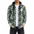 Men&rsquo;s Urus Grey Camo Full-Zip Up Hoodie