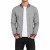 Men&rsquo;s Grey Varsity Jacket with Snap Buttons