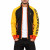 Men&rsquo;s Brown Colour Block Track Jacket with Sleeve Logo